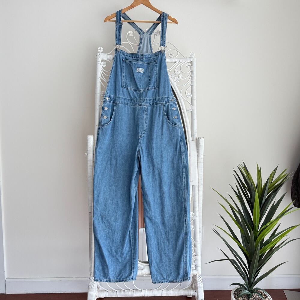 Levi's Light Blue Denim Overalls Jumpsuit